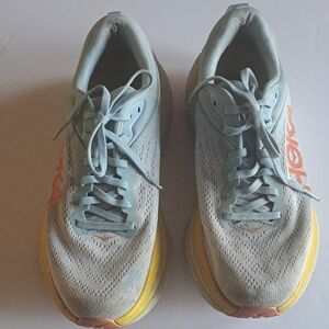 Hoka Women's Running Shoes - Blue and Yellow